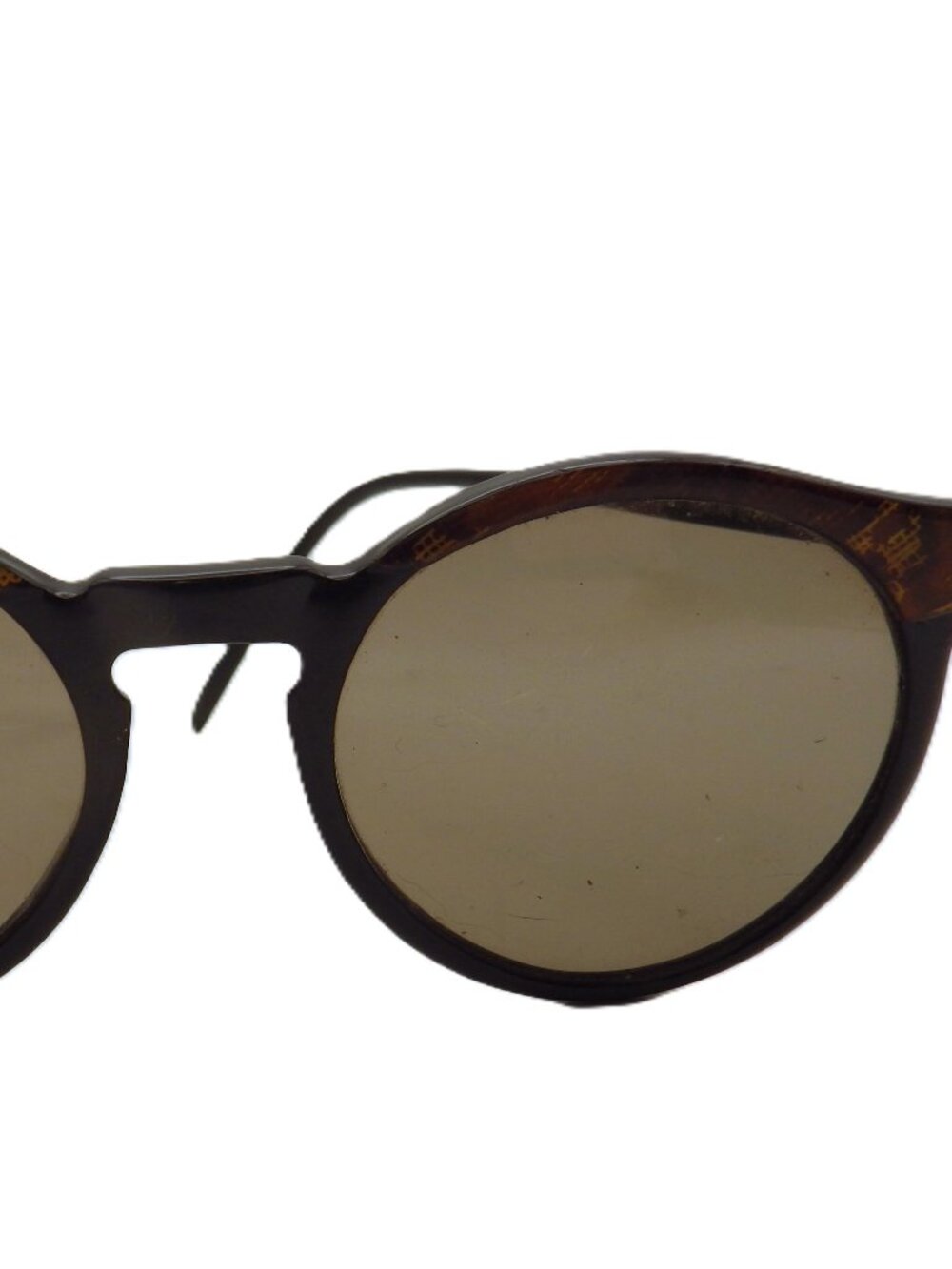 Vintage Ellen Tracy Sunglasses/ Tortoise and Black/Made in Italy